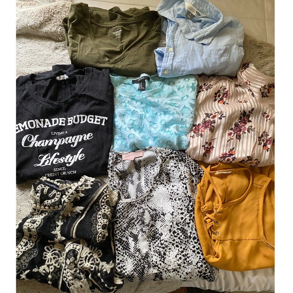 Forever 21, old navy, 8 Shirts Lot!